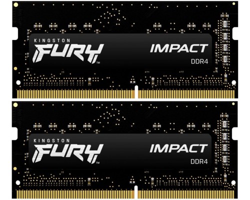 Модуль памяти для ноутбука SODIMM 16GB PC25600 DDR4 SO K2 KF432S20IBK2/16 KINGSTON