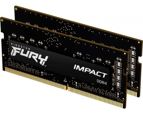 Память Kingston 16GB 2933MHz DDR4 CL17 SODIMM (Kit of 2) FURY Impact