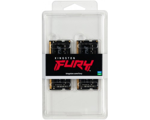 Память Kingston 16GB 2933MHz DDR4 CL17 SODIMM (Kit of 2) FURY Impact