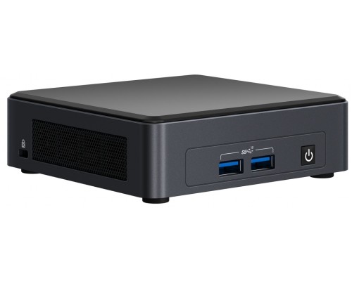 Неттоп Nettop Intel NUC, Intel Core i7-1165G7 (12M Cache, up to 4,70 GHz), 2xDDR4-3200 1.2V SO-DIMMs (up to 64 GBGb), Intel Iris X Graphics (Dual HDMI 2,0b w/HDMI CEC, Dual DP 1.4a via Type C), 1x Thunderbolt 4, 1x Thunderbolt 3, 4xUSB3.0, 3xUSB2.0,