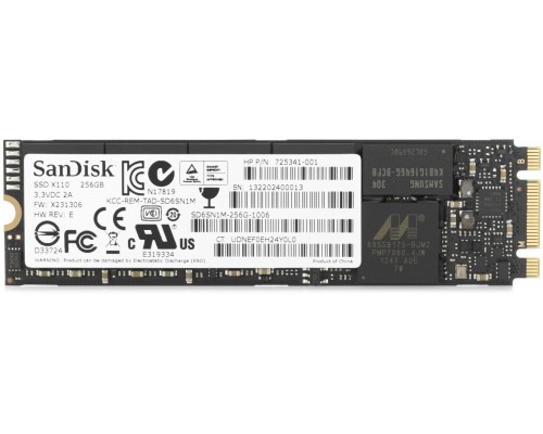 Твердотельный накопитель HP Turbo Drive Gen2 256GB m.2 SSD Drive