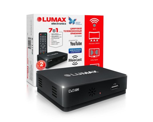 ТВ-ресивер DVB-T2 DV1120HD LUMAX