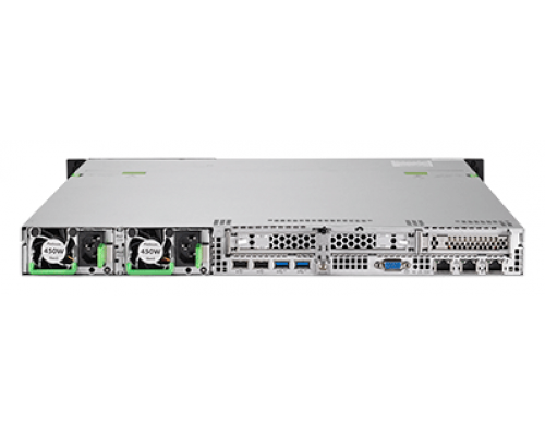 Сервер Fujitsu Primergy RX1330M4 Rack 1U Xeon E2224 4C(3,4GHz/71W), 1x16GB/2666/2Rx8/UDIMM, no HDD(up to 4 LFF), SW RAID,2xGbE,no DVD,450WHS(upto2), IRMC adv,no p/c, 1YW