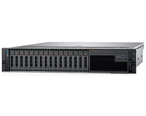 Сервер DELL PowerEdge R740  2U/ 16SFF/ 2x4210R/ 2x32GB RDIMM 3200/ H750 LP/1x1,2TB 10K SAS/ 4xGE/ 2x1100w / RC3/ 6perf/ Bezel noQS/ Sliding Rails/ CMA/ 3YPSNBD