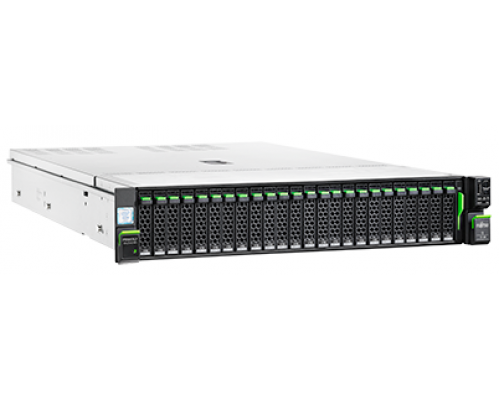 Сервер Fujitsu Primergy RX2540M5 Rack 2U,1xXeon 4210R 10C (2,4GHz/100W), 1x32GB/2933/2Rx4/RDIMM,no HDD(upto 8/16/24 SFF),RAID 420I 2GB(with BBU),2xGbE,noDVD,noOCP,2x800WHS,Cable Arm kit 2U,IRMCadv,2xp/c,3YW