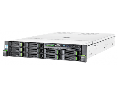 Сервер Fujitsu Primergy RX2540M5 Rack 2U,1xXeon 4208 8C (2,1GHz/85W), 1x16GB/2933/1Rx4/DIMM, no HDD(up to 8 SFF), RAID 420I 2G(no BBU), 2x1Gbe,no DVD, 4хGbe LOM, 1x450W HP,IRMC adv,no p/c, 3YOSW