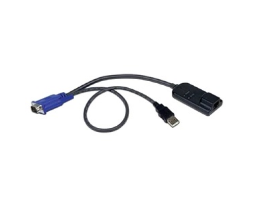 Кабель-переходник DELL DMPUIQ-VMCHS-G01 для серверных интерфейсных модулей (SIM) Dell для VGA, USB-клав., мыши, поддержка виртуальных носителей, CAC и USB2.0.