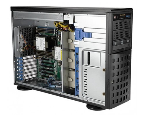 Платформа  Supermicro SuperServer 4U 740P-TRT noCPU(2)3rd GenScalable/TDP 270W/no DIMM(16)/ SATARAID HDD(8)LFF/6xFH,M2/2x10GbE/2x1200W