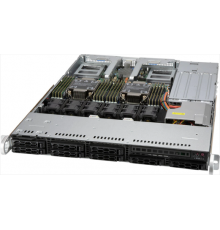 Платформа Supermicro CloudDC SuperServer 1U 120C-TR 2x4310 12C 2.1GHz/4x32Gb RDIMM 3200(16xslots)/1xSM883 240GB SATA(8x2.5
