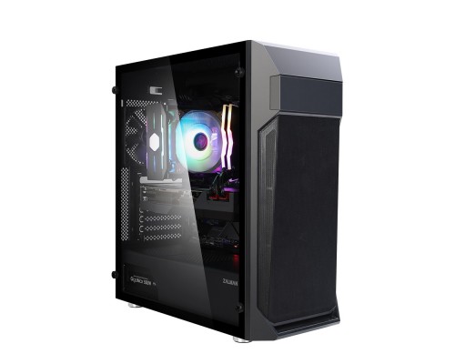 Корпус ZALMAN Z1 PLUS, ATX, BLACK, WINDOW, 1x5.25