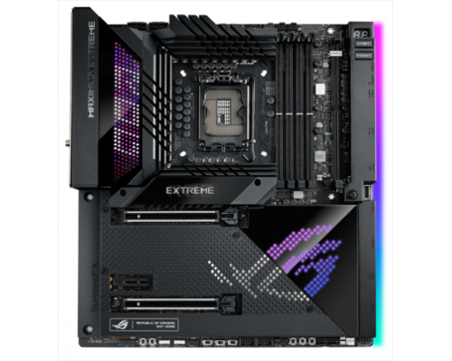 Материнская карта ASUS ROG MAXIMUS Z690 EXTREME,  LGA1700, Z690, 4*DDR4 , SLI+CrossFireX, SATA3 + RAID, Audio, LAN*2 (2,5 + 10 GB), USB 3.2*16, USB 2.0*6, ATX ;ROG MAXIMUS Z690 EXTREME