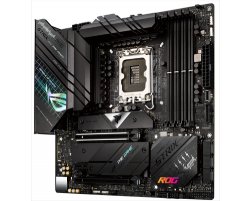 Материнская карта ASUS ROG STRIX Z690-G GAMING WIFI, LGA1700, Z690, 4*DDR5, HDMI+DP, SLI+CrossFireX, SATA3 + RAID, Audio, 2,5Gb LAN, USB 3.2*9, USB 2.0*6, mATX ; 90MB19G0-M0EAY0