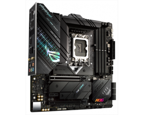 Материнская карта ASUS ROG STRIX Z690-G GAMING WIFI, LGA1700, Z690, 4*DDR5, HDMI+DP, SLI+CrossFireX, SATA3 + RAID, Audio, 2,5Gb LAN, USB 3.2*9, USB 2.0*6, mATX ; 90MB19G0-M0EAY0