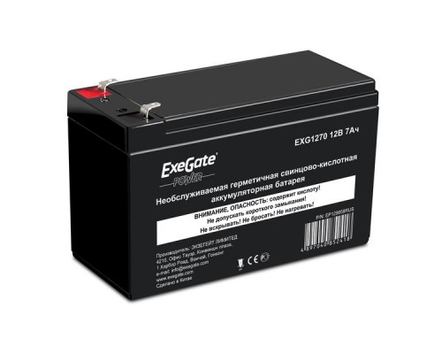 Аккумуляторная батарея ExeGate DTM 1207 EP129858RUS