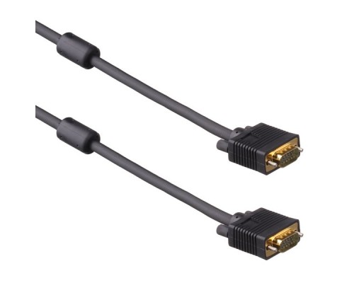 Кабель VGA Pro ExeGate EX-CC-PVGA-15M15M-15.0 (15M/15M, 15м, 2 фильтра, позолоченные контакты, экран)