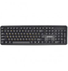 Клавиатура ExeGate Professional Standard LY-331 (USB, полноразмерная, влагозащищенная, 104кл., Enter большой, длина кабеля 1,5м, черная, Color box)                                                                                                       