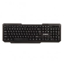 Клавиатура ExeGate Professional Standard LY-404 (USB, полноразмерная, влагозащищенная, 104кл., Enter большой, длина кабеля 1,35м, черная, Color box)                                                                                                      