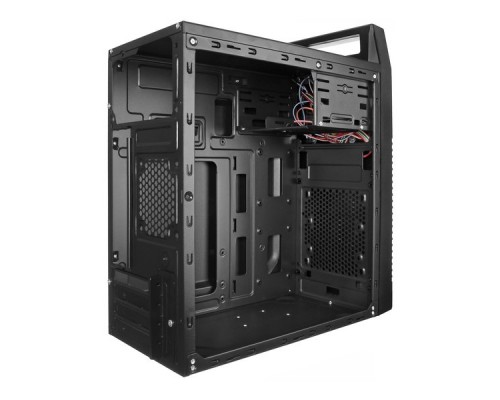 Корпус Minitower ExeGate QA-406 (mATX, без БП, ручка, 2*USB, аудио, черный)