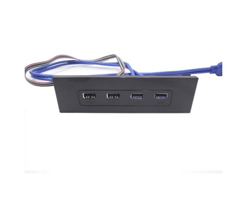 Планка USB на переднюю панель ExeGate U5H-614, 5.25