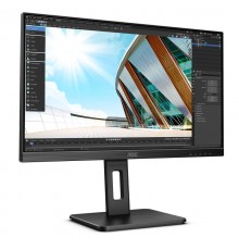 Монитор LCD 23.8'' [16:9] 1920х1080(FHD) IPS, nonGLARE, 250cd/m2, H178°/V178°, 1000:1, 50M:1, 16.7M, 4ms, HDMI, DP, USB-C, USB-Hub, Height adj, Pivot, Tilt, Swivel, Speakers, Audio out, 3Y, Black                                                       