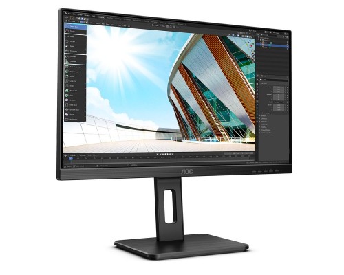 Монитор LCD 23.8'' [16:9] 1920х1080(FHD) IPS, nonGLARE, 250cd/m2, H178°/V178°, 1000:1, 50M:1, 16.7M, 4ms, HDMI, DP, USB-C, USB-Hub, Height adj, Pivot, Tilt, Swivel, Speakers, Audio out, 3Y, Black