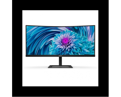 Монитор LCD 34'' [21:9] 3440x1440(UWQHD) VA, Curved, nonGLARE, 300cd/m2, H178°/V178°, 3000:1, 80M:1, 16,7 миллионов цветов, 4ms, HDMI, DP, USB-Hub, Height adj, Tilt, Swivel, Speakers, 3Y, Black