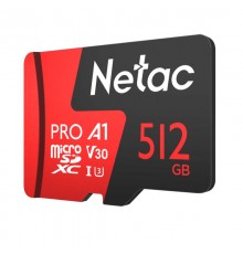 Карта памяти NeTac P500 Extreme Pro MicroSDXC 512GB V30/A1/C10 up to 100MB/s                                                                                                                                                                              