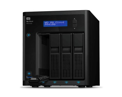 Сетевой накопитель WD My Cloud Pro PR4100 WDBKWB0240KBK-EEUE 24TB 3,5