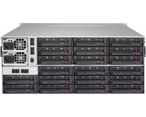 Платформа 4U SAS3 JBOD storage chassis/24 front + 20 rear 3.5