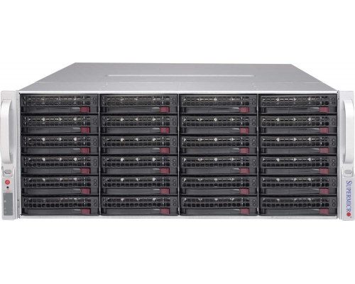 Платформа 4U SAS3 JBOD storage chassis/24 front + 20 rear 3.5