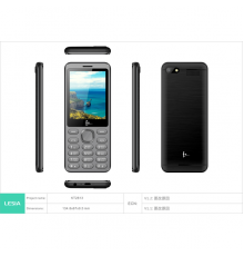 Телефон S286 Dark Grey, 2.4'', 32MB RAM, 32MB, up to 16GB flash, 0,3Mpix, 2 Sim, Micro-USB, 1000mAh, 134,8 ммx67 ммx9,5 мм                                                                                                                                