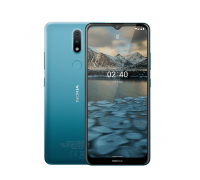 Смартфон NOKIA 2.4 DS TA-1270 BLUE 2/32, 6.5” 20:9 1600x720, 2.0GHz, 4 Core, 2GB RAM, 32GB, up to 512GB flash, 13Mpix+2pix/5Mpix, 2 Sim, GSM, WCDMA, LTE, BT v5.0, Wi-Fi, GPS/AGPS+GLONASS+Beidou, ALS,Proximity sensor, Accelerometer, Micro-USB, 4500mAh