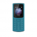 Телефон NOKIA 105 DS TA-1378 4G BLUE, 1.8'', 1 Core, 128MB + 48MB (ROM/RAM), 2 Sim, LTE + GSM/GPRS/WCDMA, Micro-USB, 1020mAh, 104,7g, 121x50x14,5