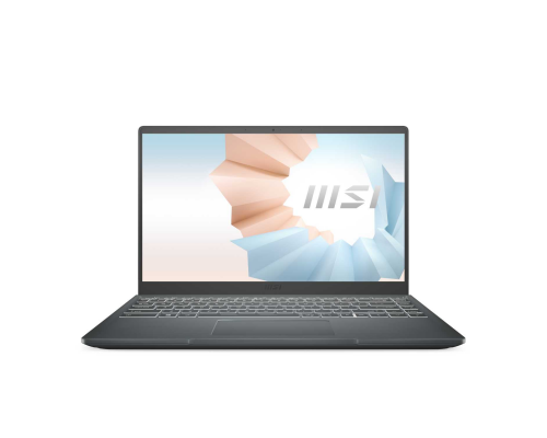 Ноутбук Modern 14 B11SBU-613RU Modern (MS-14D2)  14.0'' FHD(1920x1080)/Intel Core i5-1135G7 2.40GHz Quad/16GB+512GB SSD/GF MX450 2GB/WiFi/BT5.1/1.0MP/microSD/3cell/1,3 kg/W10/1Y/CARBON GREY