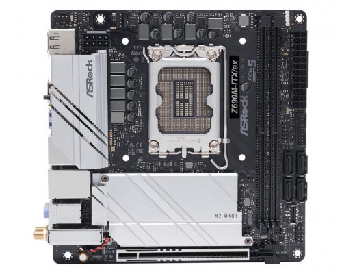 Материнская плата Z690 S1700 MITX Z690M-ITX/AX ASROCK