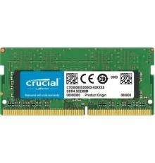 Модуль памяти для ноутбука SODIMM 4GB PC21300 DDR4 SO CT4G4SFS8266 CRUCIAL                                                                                                                                                                                