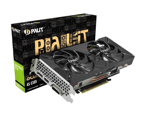 Видеокарта PCIE16 GTX1660TI 6GB GDDR6 PA-GTX1660TI DUAL 6G PALIT