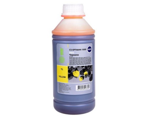 Чернила YELLOW 1000ML /L100 CS-EPT6644-1000 CACTUS