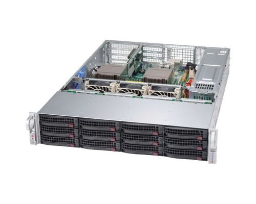 Платформа SC826B WIO w/ Direct Attached SAS3 4NVMe,Titanium 12