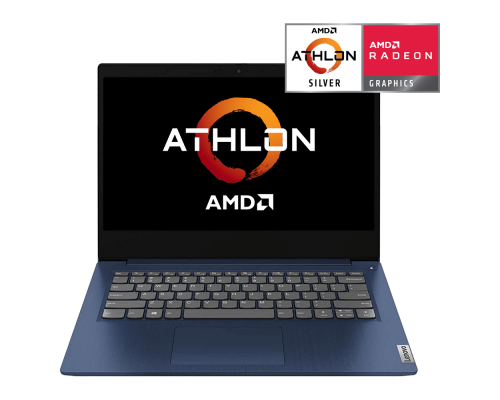 Ноутбук IdeaPad 1 14ADA05  14.0'' FHD(1920x1080) IPS/AMD Athlon 3050e 1.40GHz Dual/4GB/128GB SSD/Integrated/WiFi/BT4.2/HD Web Camera/microSD/7,3 h/1,4 kg/W10/1Y/BLUE