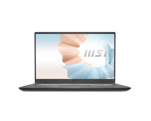 Ноутбук Modern 15 A11SBU-659XRU (MS-1552)  15.6'' FHD(1920x1080)/Intel Core i5-1155G7 2.50GHz Quad/8GB+512GB SSD/GF MX450 2GB/WiFi/BT5.1/1.0MP/microSD/3cell/1,6 kg/DOS/1Y/CARBON GREY