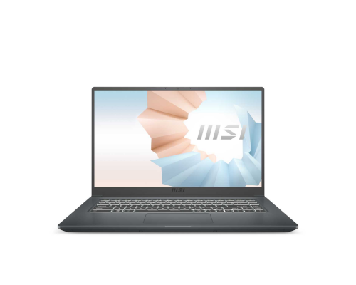 Ноутбук Modern 15 A11SBU-659XRU (MS-1552)  15.6'' FHD(1920x1080)/Intel Core i5-1155G7 2.50GHz Quad/8GB+512GB SSD/GF MX450 2GB/WiFi/BT5.1/1.0MP/microSD/3cell/1,6 kg/DOS/1Y/CARBON GREY