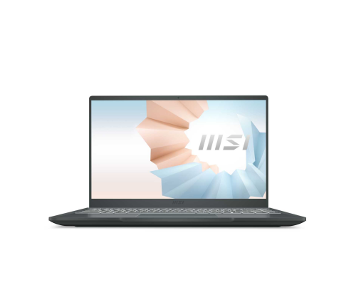 Ноутбук Modern 14 B11SBU-676RU (MS-14D2)  14.0'' FHD(1920x1080)/Intel Core i7-1195G7 2.90GHz Quad/16GB+512GB SSD/GF MX450 2GB/WiFi/BT5.1/1.0MP/microSD/3cell/1,3 kg/W10/1Y/CARBON GREY