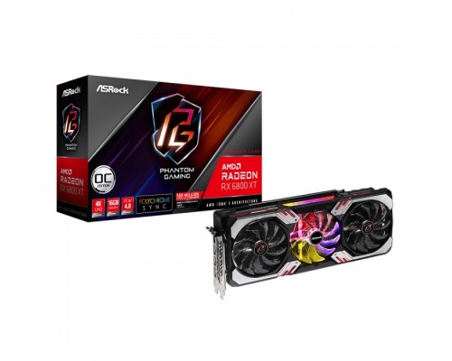 Видеокарта RX 6800 XT Phantom Gaming D 16G OC 16GB 256bit GDDR6 3xDPort HDMI (RX6800XT PGD 16GO) RTL