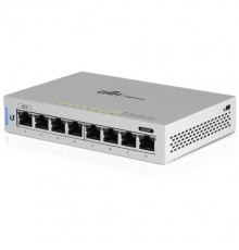 Коммутатор UniFi Switch 8 [US-8-EU] Ubiquiti PoE-коммутатор, 8х 1G RJ45, раздача 12 Вт                                                                                                                                                                    