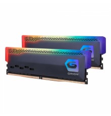 Память 16GB GeIL DDR4 3200 DIMM ORION RGB Titanium Gray Gaming Memory GOSG416GB3200C16ADC Non-ECC, CL16, 1.35V, Heat Shield, Kit (2x8GB), RTL                                                                                                             