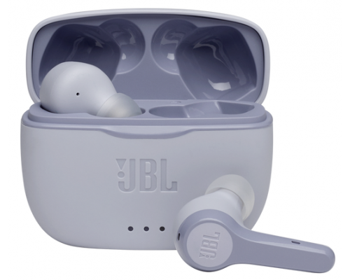 Наушники внутриканальные с микрофоном: JBL T215 TWS BT 5.0, до 5 часов, цвет фиолетовый