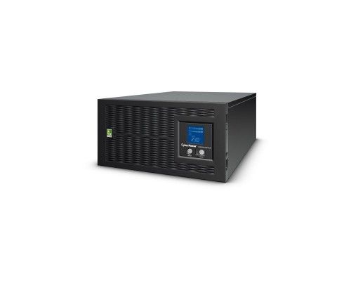 ИБП CyberPower PR6000ELCDRTXL5U Line-Interactive 6000VA/4500W USB/RS-232/Dry/EPO/SNMPslot/RJ11/45/ВБМ (8 IEC С13, 2 IEC C19, 1 клеммная колодка)