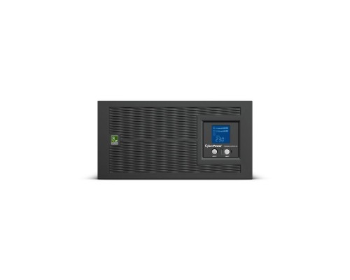 ИБП CyberPower PR6000ELCDRTXL5U Line-Interactive 6000VA/4500W USB/RS-232/Dry/EPO/SNMPslot/RJ11/45/ВБМ (8 IEC С13, 2 IEC C19, 1 клеммная колодка)