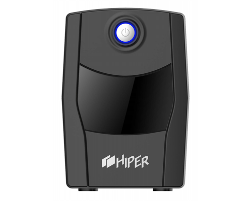 ИБП HIPER CITY-1000U, line-interactive, 1000ВА(600Вт), 2 розетки Schuko, USB-порт, чёрный